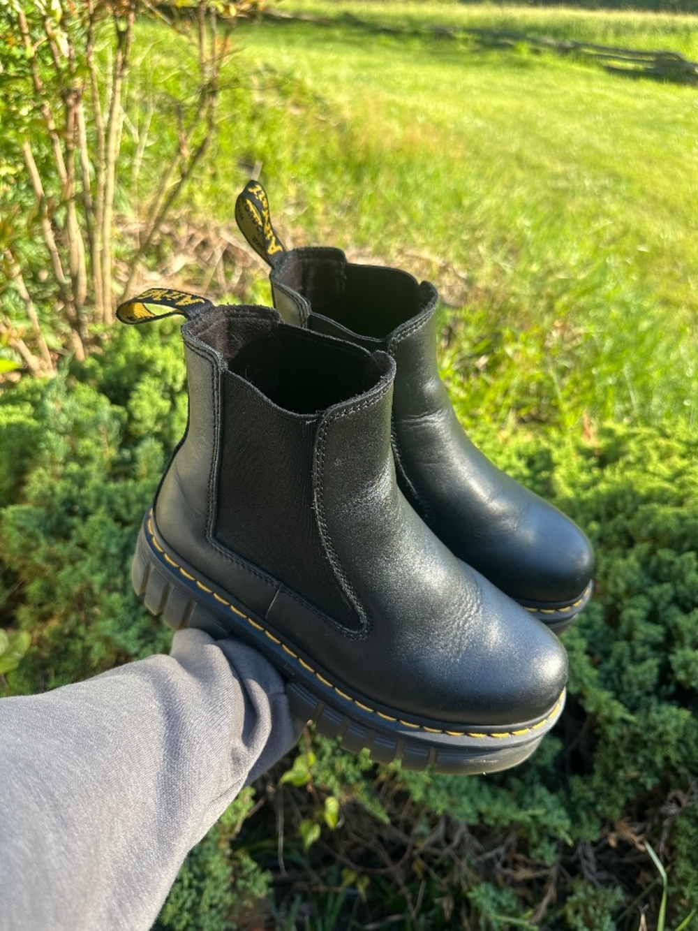 Dr Martens Platform Chelsea Boots
